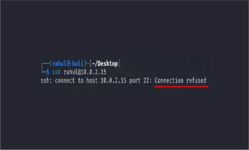 fix connection refused by port 22