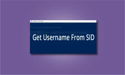 Get Username from SID in PowerShell
