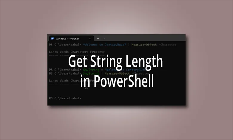 How To Get String Length In Powershell Centurybuzz 