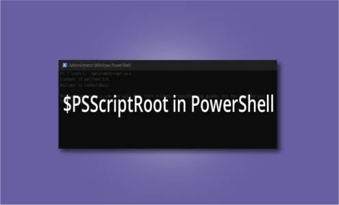 PSscriptroot in Windows